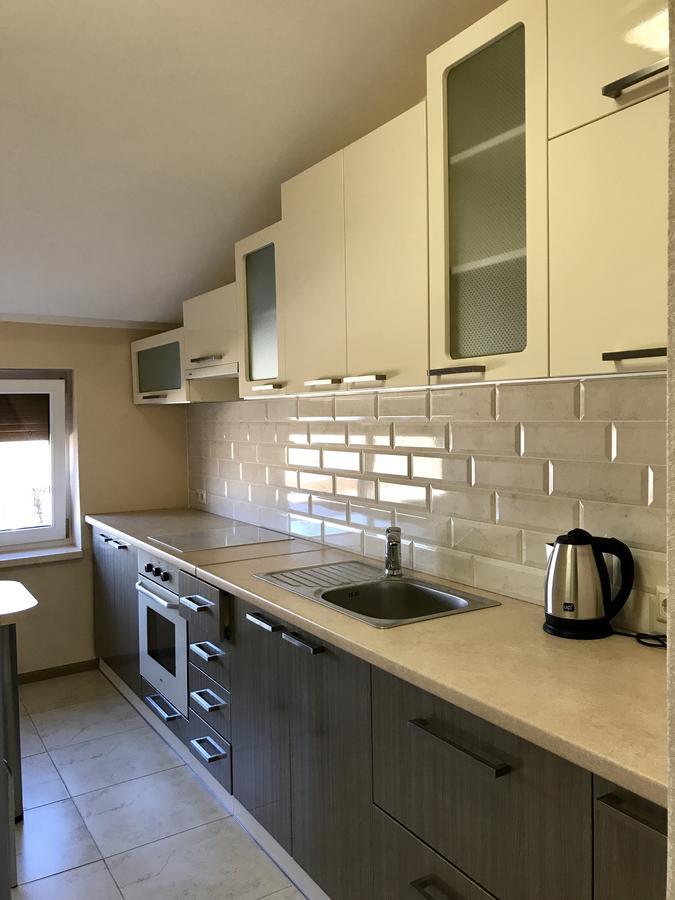 Panoramic View Top Floor Apartment In The City Center Mukatjeve Exteriör bild
